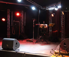 Les bongos sont les premiers en place