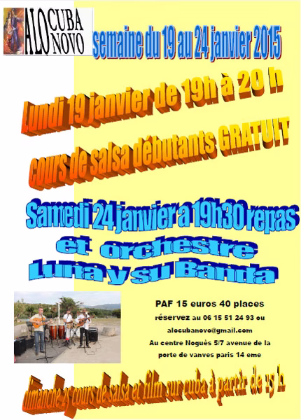 Soirée association Alocubanovo