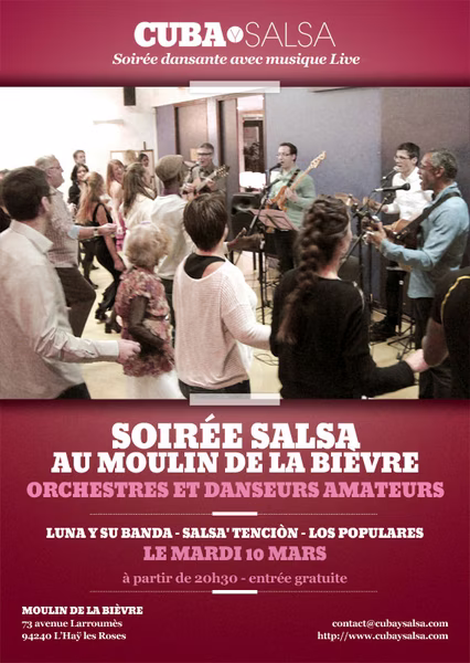 Le flyer de la soirée