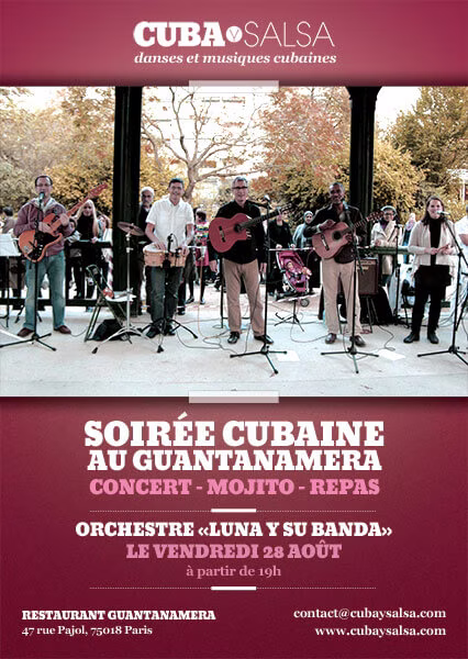 Flyer de la Soirée