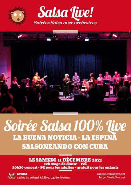 Soirée Salsa avec l'orchestre La Espina à Fresnes