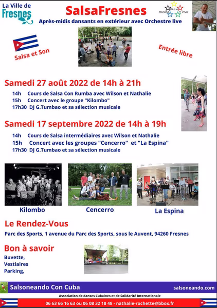 Après-midi Salsa avec l'orchestre La Espina à Fresnes