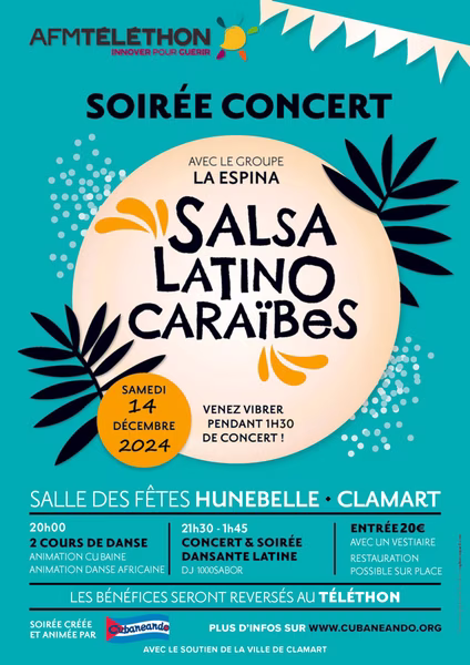 Soirée Salsa avec l'orchestre La Espina et l'association Cubaneando