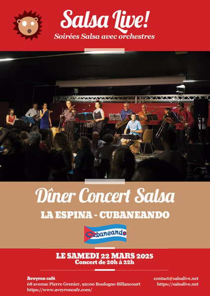 Soirée Salsa avec l'orchestre La Espina à Paris