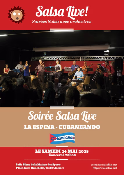Soirée Salsa avec l'orchestre La Espina et l'association Cubaneando à Clamart