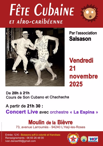 Soirée Salsa avec l'orchestre __La Espina__ et l'école de danse __SalsaSon__