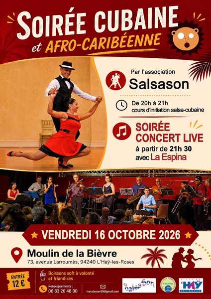Soirée avec les associations Salsason et Salsa Live!